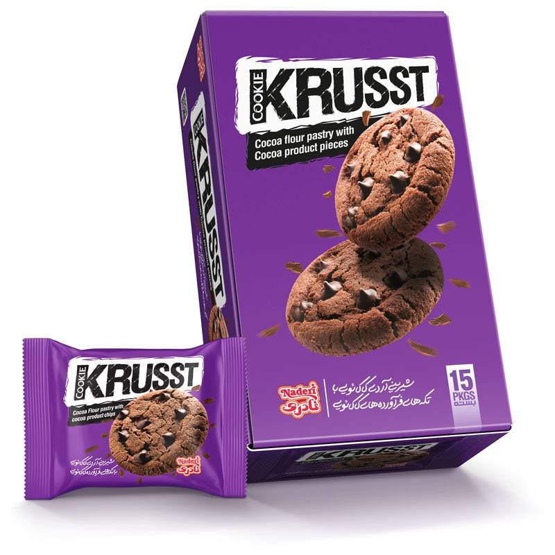 نادری کوکی کراست چیپس شکلات 30 گرم